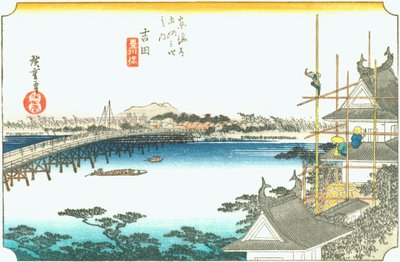 Yoshida autorstwa Hiroshige