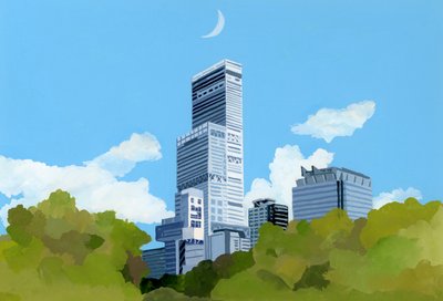 Osaka Abeno Harukas, 2016 autorstwa Hiroyuki Izutsu