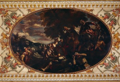 „The Defense of Scutari”, obraz na suficie galerii Chiswick House w Londynie autorstwa Historic England Staff Photographer