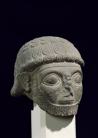 Głowa boga, z Barak w Turcji, XVIII-XVII w. p.n.e. autorstwa Hittite