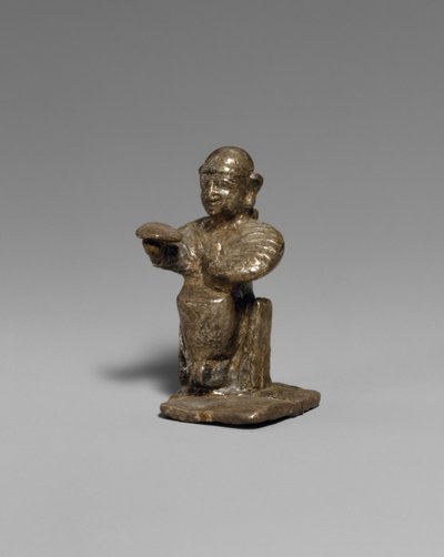 Siedząca kobieta, c.14th-13th century pne (srebrny) autorstwa Hittite