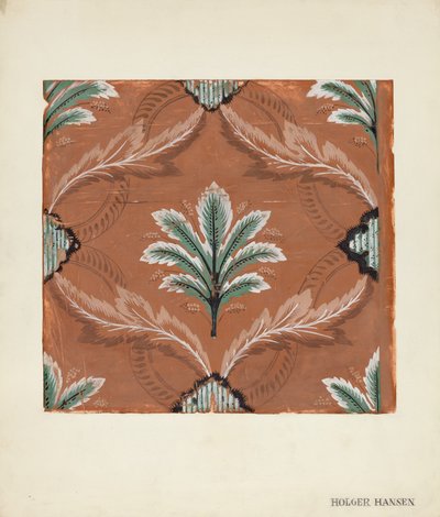 Papier ścienny, ok. 1939. autorstwa Holger Hansen