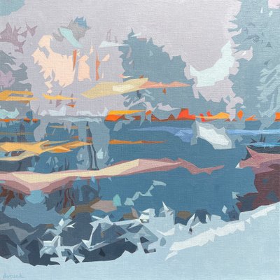 Landscape Obscura #5, 2023 (olej na płótnie) autorstwa Holly Boruck
