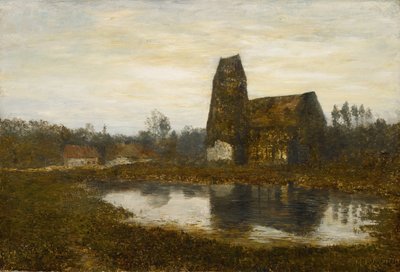 Kościół w Criqueboeuf, Normandia autorstwa Homer Dodge Martin