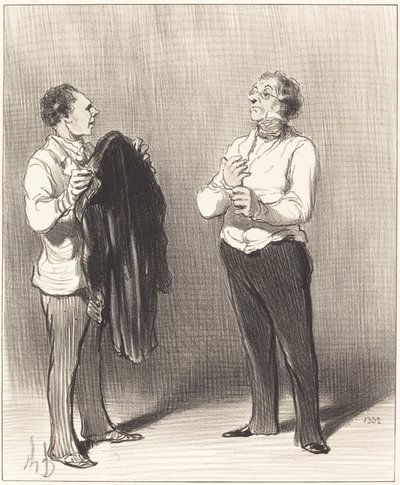 (Sługa) - Monsieur dobrze by zrobił... autorstwa Honoré Daumier