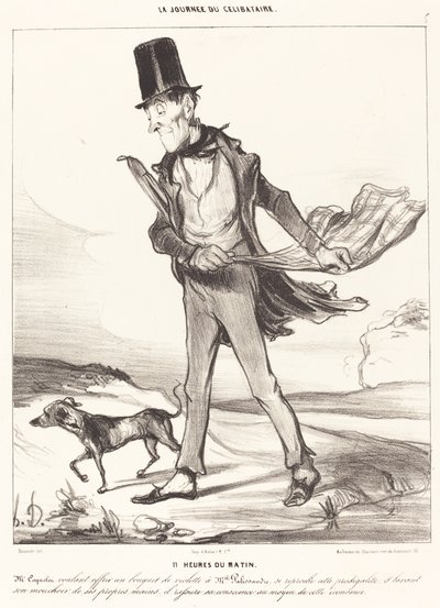 11:00 autorstwa Honoré Daumier