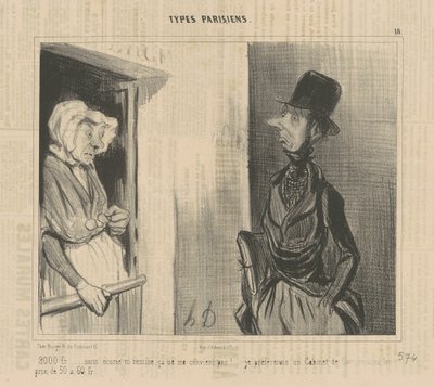 2000 fr...bez stajni...to mi nie odpowiada! autorstwa Honoré Daumier