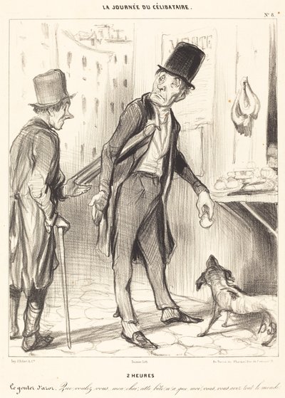 2 godziny autorstwa Honoré Daumier