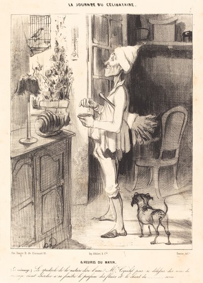 8 rano autorstwa Honoré Daumier