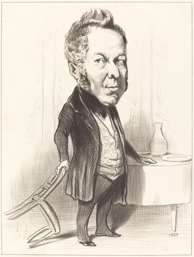 A.P.F. Deslongrais autorstwa Honoré Daumier