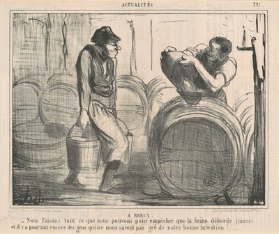 W Bercy: Robimy... co możemy... autorstwa Honoré Daumier