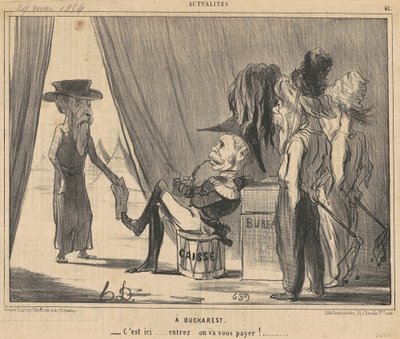 Bukareszt autorstwa Honoré Daumier