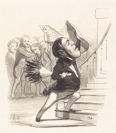 A. Granier de Cassagnac autorstwa Honoré Daumier