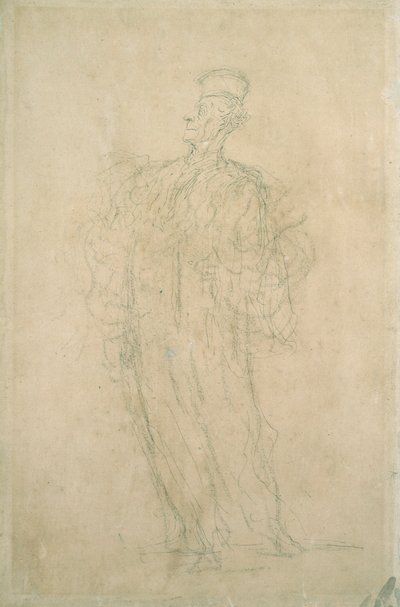 „Prawnik idący”, 1818-1879 autorstwa Honoré Daumier