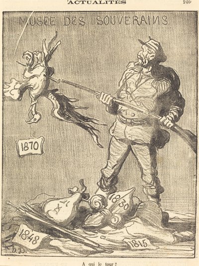 Kto następny? autorstwa Honoré Daumier