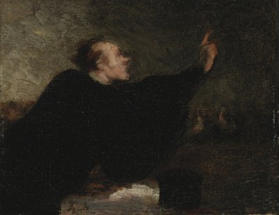 Adwokat procesowy, 1853-1854 autorstwa Honoré Daumier