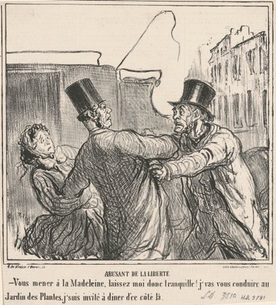 Nadużywanie wolności autorstwa Honoré Daumier