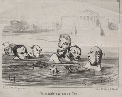 Rzeczywistość (nr 120): Minister wraca do wody autorstwa Honoré Daumier