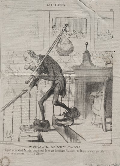 Fakty (nr 128): Pan Dupin w swoich małych bucikach autorstwa Honoré Daumier