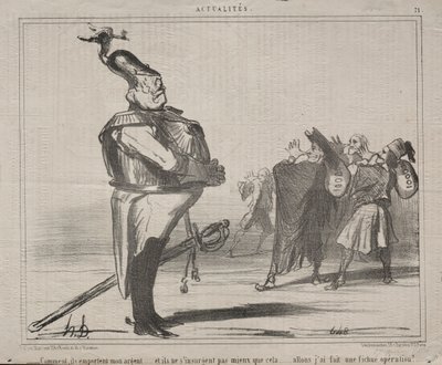 Fakty nr 71: Dlaczego zabierają mi pieniądze..., 1854. autorstwa Honoré Daumier