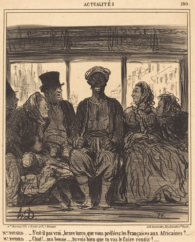 News: Pani Potard - Czy to nie prawda, dzielny Turco... autorstwa Honoré Daumier