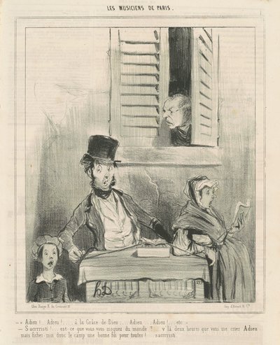 Do widzenia! ... Z łaski Bożej ... autorstwa Honoré Daumier