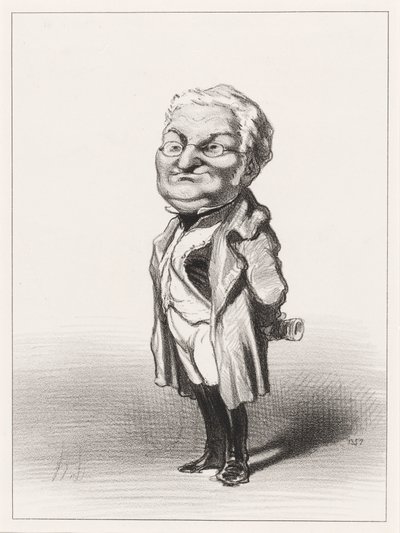 Adolf Thiers autorstwa Honoré Daumier