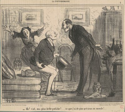 Ach! Niebo, moja najpiękniejsza potyczka! ... autorstwa Honoré Daumier