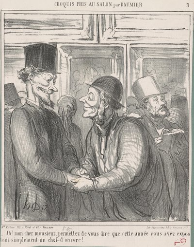 Ach! Mój drogi panie, pozwól... autorstwa Honoré Daumier