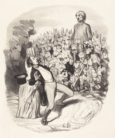 Ach! Saperlotte, chyba jesteśmy uszczypnięci! autorstwa Honoré Daumier