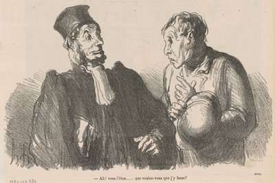 Ach! Jesteś... czego chcesz... autorstwa Honoré Daumier