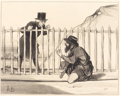 Ach! cóż... konwój... może schlebiać sobie, żeby z niego uciec... autorstwa Honoré Daumier