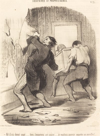 Ach! dał mi urlop... autorstwa Honoré Daumier