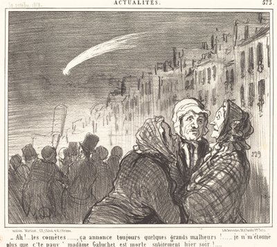 Ach!... komety... autorstwa Honoré Daumier