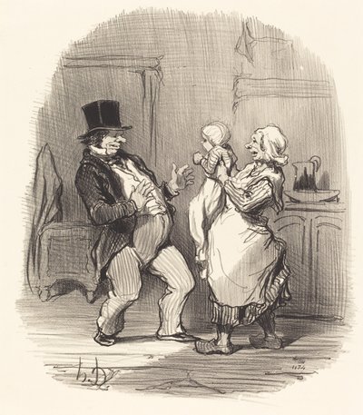 Ach! proszę pana... nie śmiej się z niego tak... autorstwa Honoré Daumier
