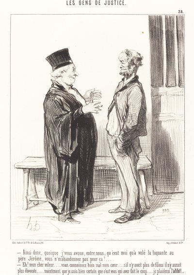 Więc chociaż przyznaję... autorstwa Honoré Daumier