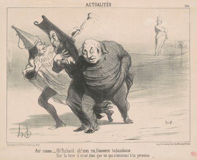 Powietrze znane: Och! Ryszardzie Och! Mój król ... autorstwa Honoré Daumier
