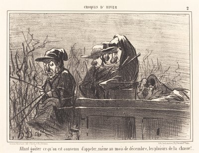 Idąc posmakować tego, co umówiliśmy się nazwać... autorstwa Honoré Daumier