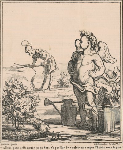 Chodźmy na rok tato Marzec... autorstwa Honoré Daumier