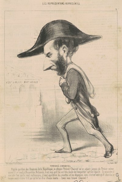 Ariste znalazł Chauvel autorstwa Honoré Daumier