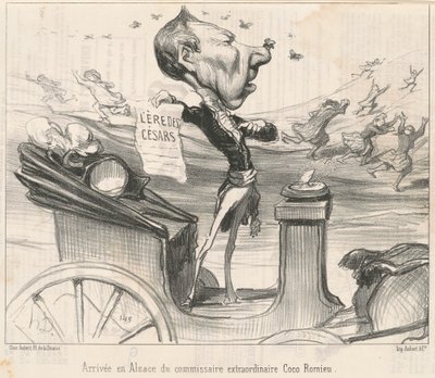 Przybycie komisarza do Alzacji ... autorstwa Honoré Daumier