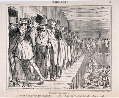 Grafika: Honore Daumier (1808-1879) Charivari pochodzi z 1858 r.: Serie CRUQUIS D