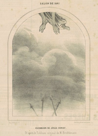 Wniebowstąpienie Jezusa Chrystusa autorstwa Honoré Daumier