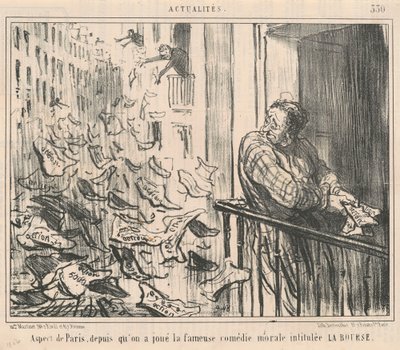 Aspekt Paryża, odkąd graliśmy... autorstwa Honoré Daumier