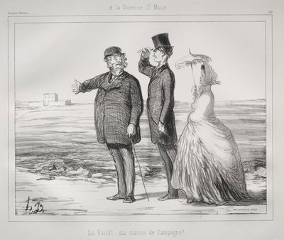 W Varenne, Saint-Maur autorstwa Honoré Daumier