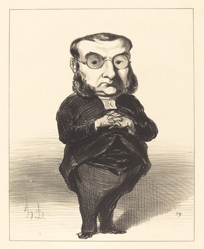 At. L.Charles Coquerel autorstwa Honoré Daumier