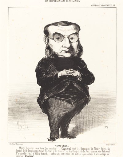 At. L.Charles Coquerel autorstwa Honoré Daumier
