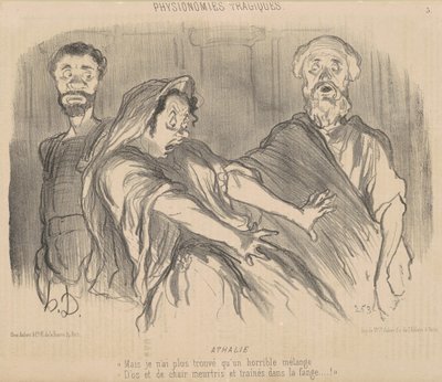 Atalia autorstwa Honoré Daumier