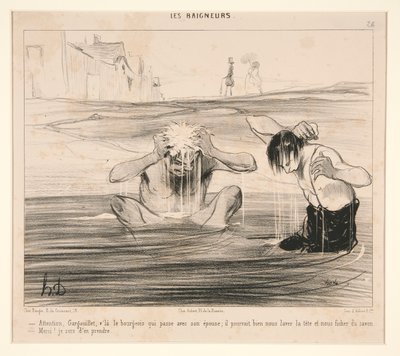 Ostrzeżenie, gargulec, v autorstwa Honoré Daumier