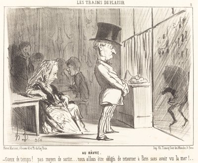 Do portu autorstwa Honoré Daumier